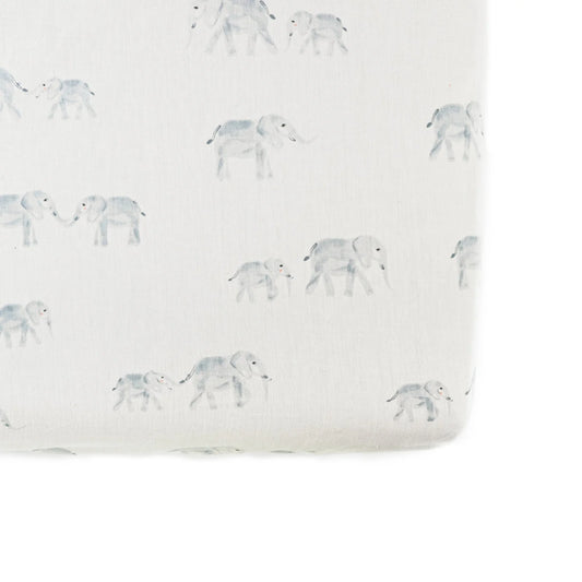 Follow Me Crib Sheet - Elephant