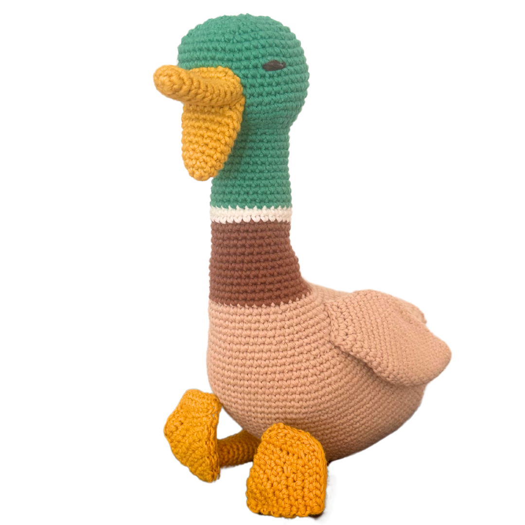 Ollie the Duck, Stuffed Animal Organic Cotton