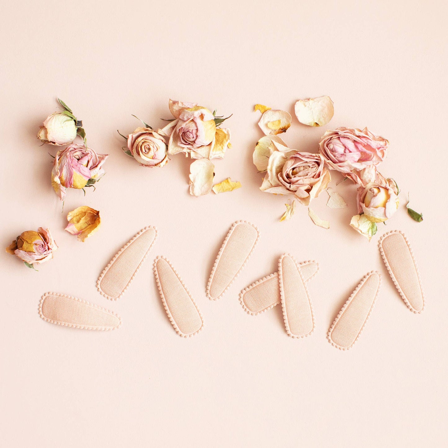 Chloe Pink Watercolor Hair Clips