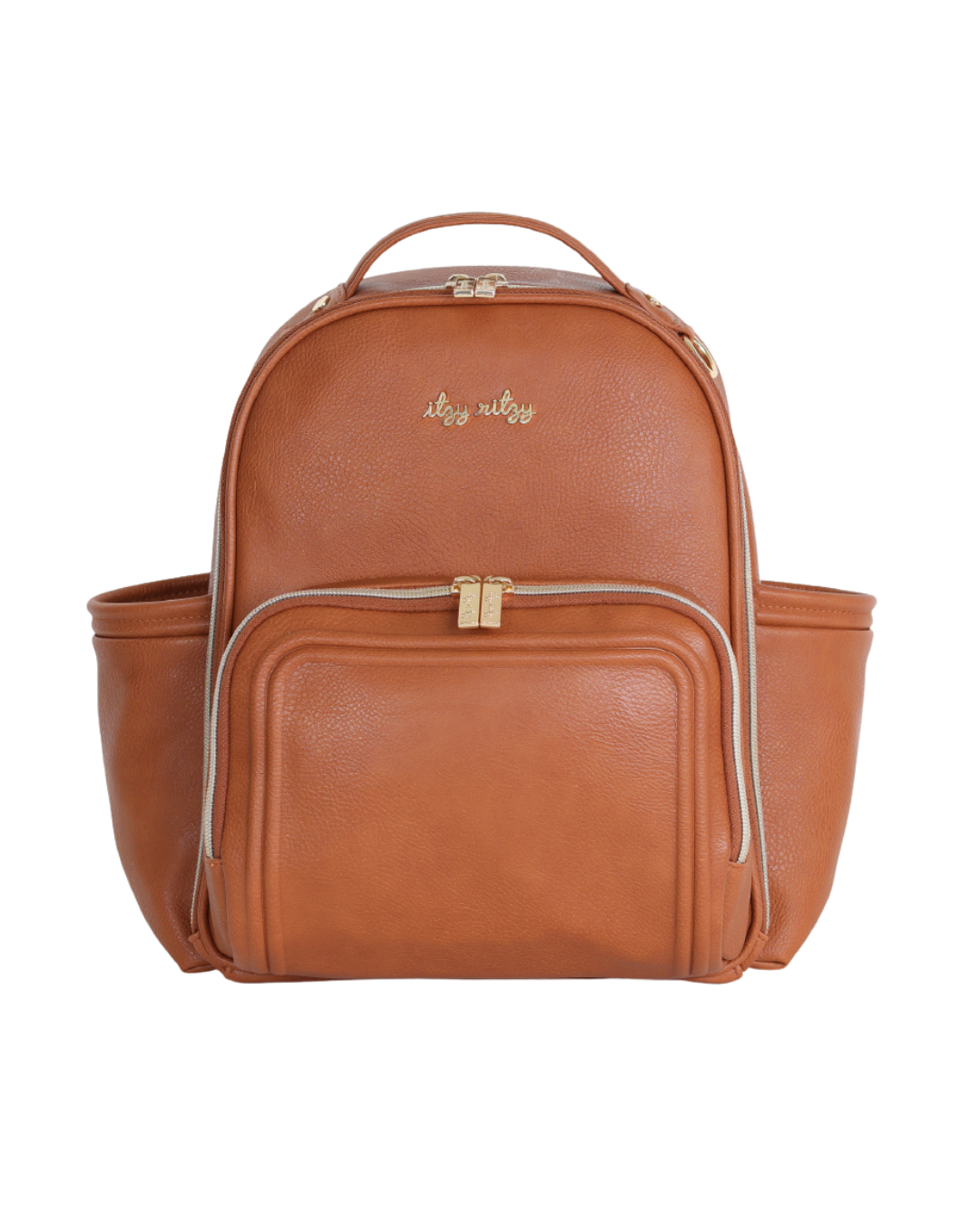 Cognac Itzy Mini Plus Backpack Diaper Bag
