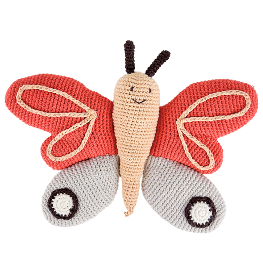 Bella the Butterfly, Stuffed Animal Toy, Organic Cotton