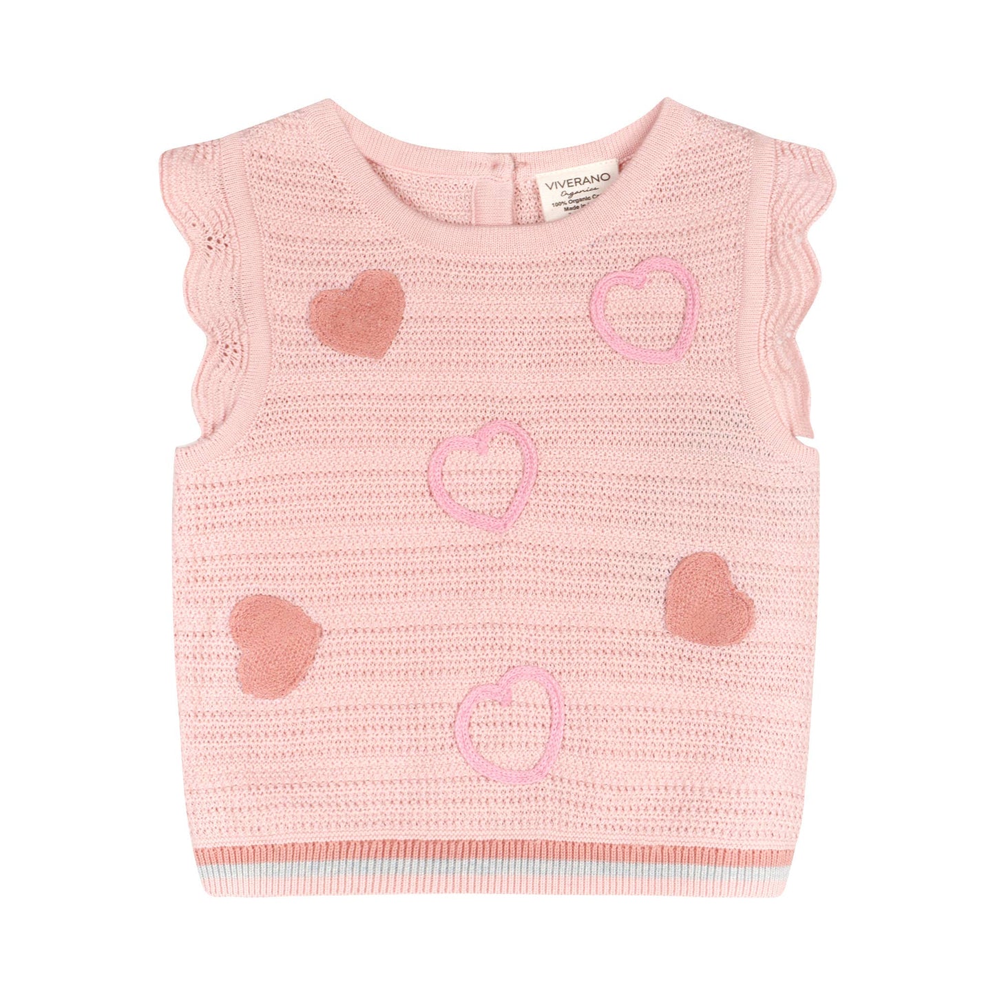 Olivia Hearts Baby Tank & Shorts Set (Organic)