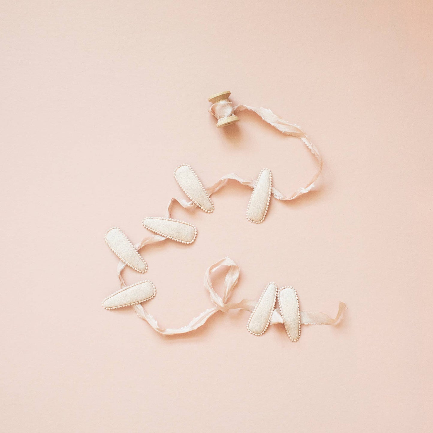 Ariel Floral Fabric Hair Clips