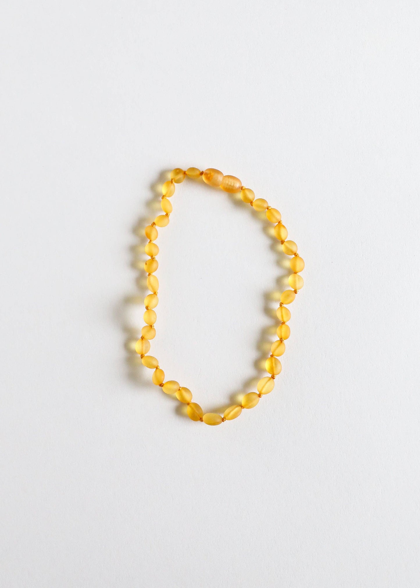 Raw Honey Baltic Amber || Classic || Beaded Necklace