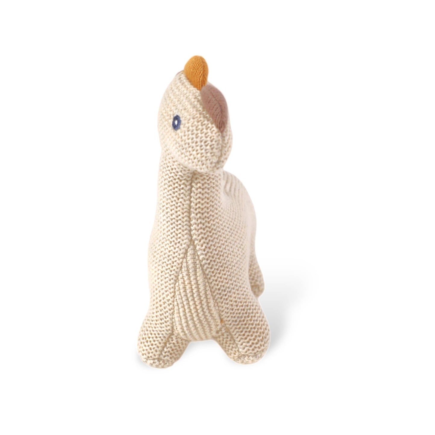 Little Dino - Organic Knit Stuffed Animal Baby Toy