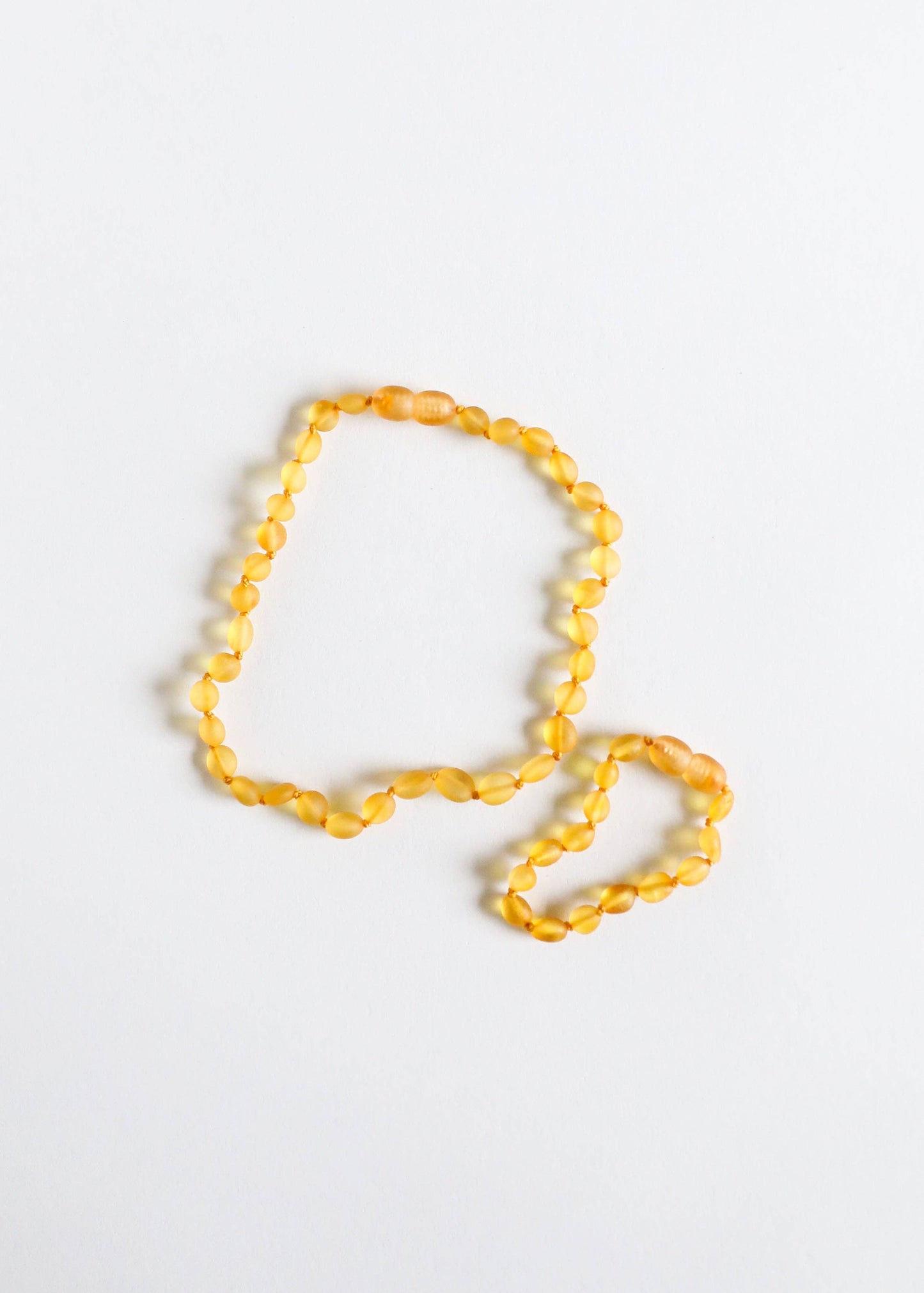 Raw Honey Baltic Amber || Classic || Beaded Necklace
