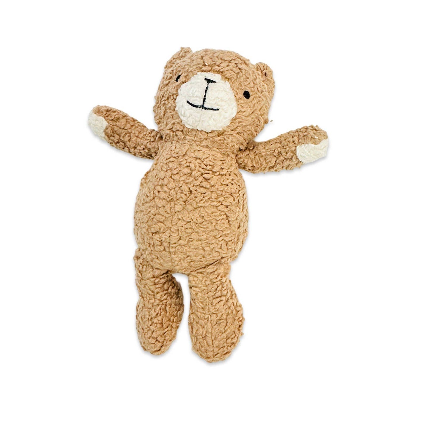 Peanut Lil Bear- Organic Sherpa Knit Stuffed Animal Baby Toy