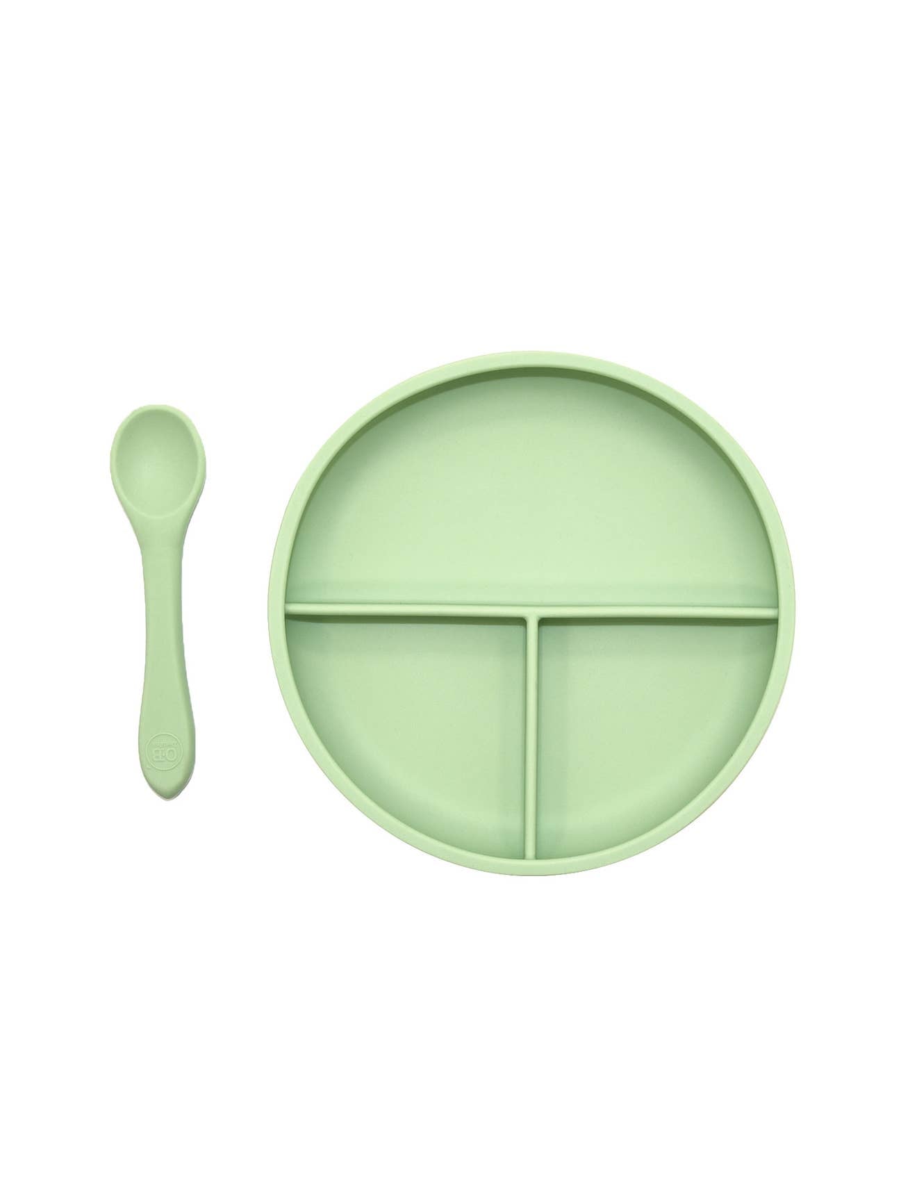 Suction Divider Plate & Spoon Set