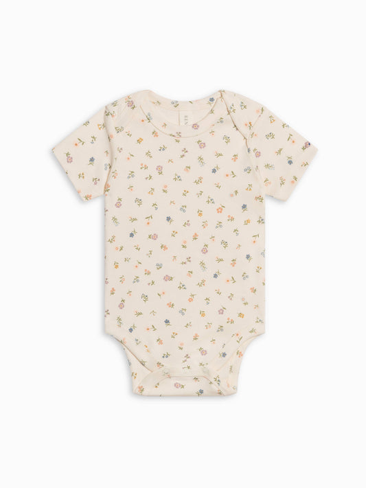 Afton Bodysuit - Petaline Floral / Fog + Fern