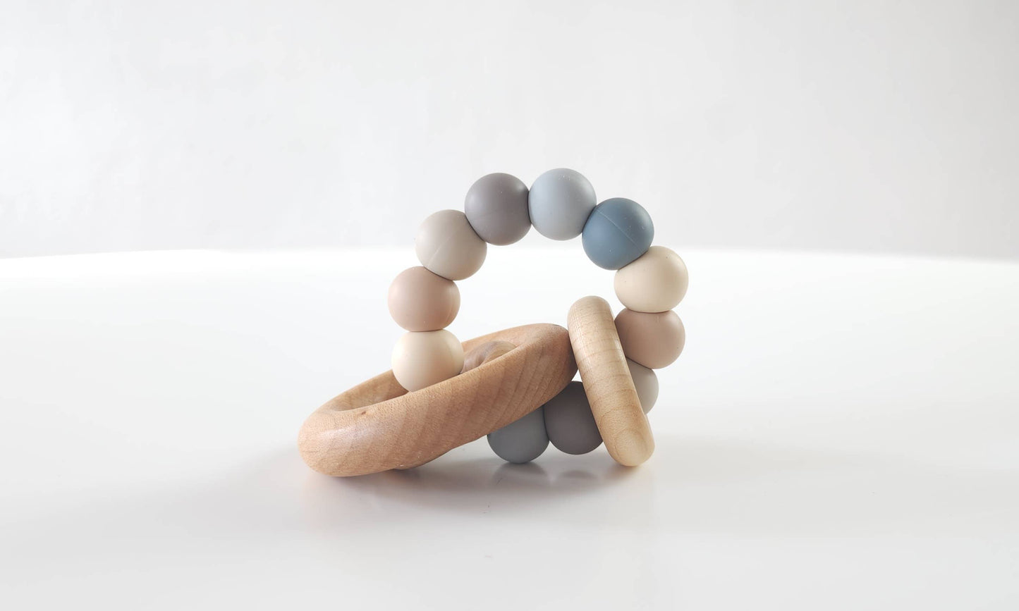 Saturn Ring Wooden Baby Teethers