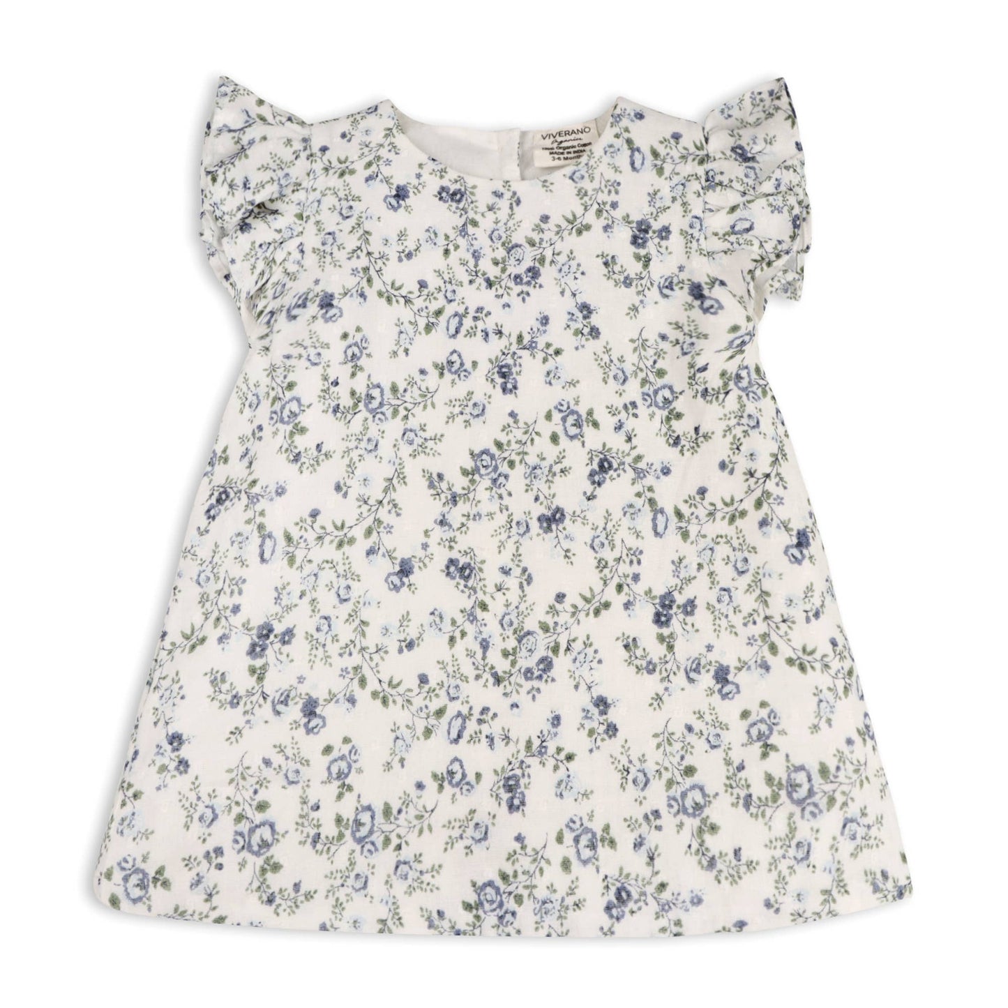 Celia Floral Baby Blouse With Bow +Bloomer - Navy Ditsy Floral