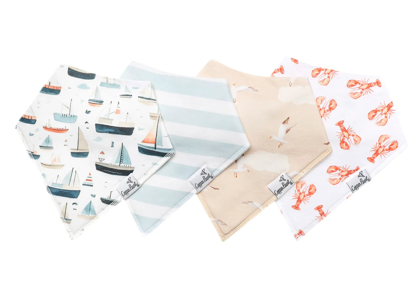 Fischer Bandana Bib Set/4