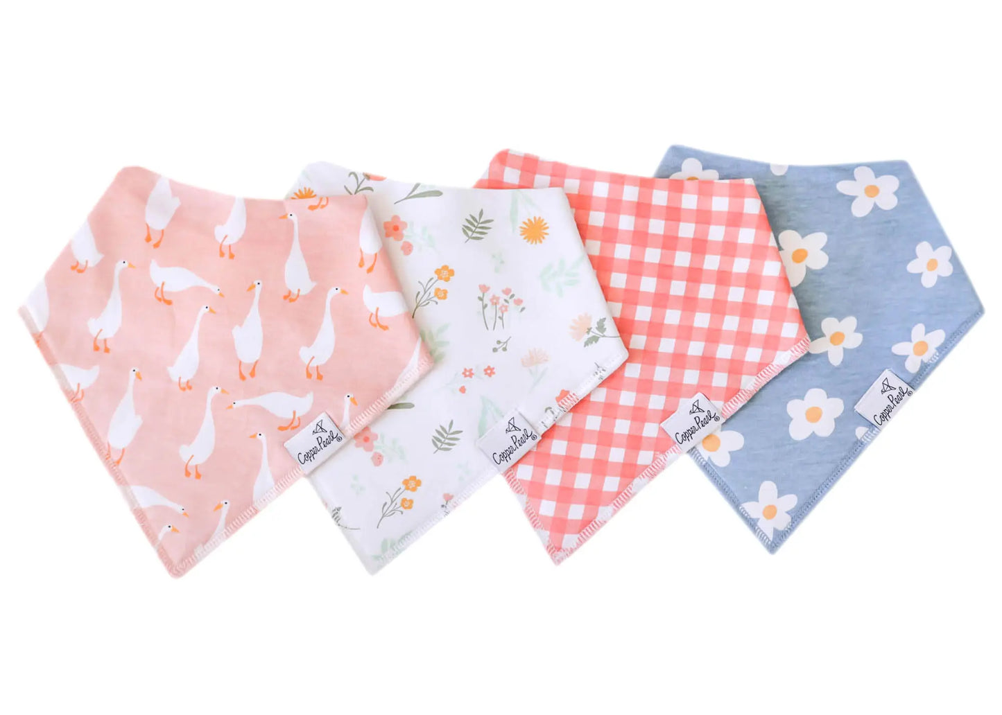 Goosie  Bandana Bib Set/4