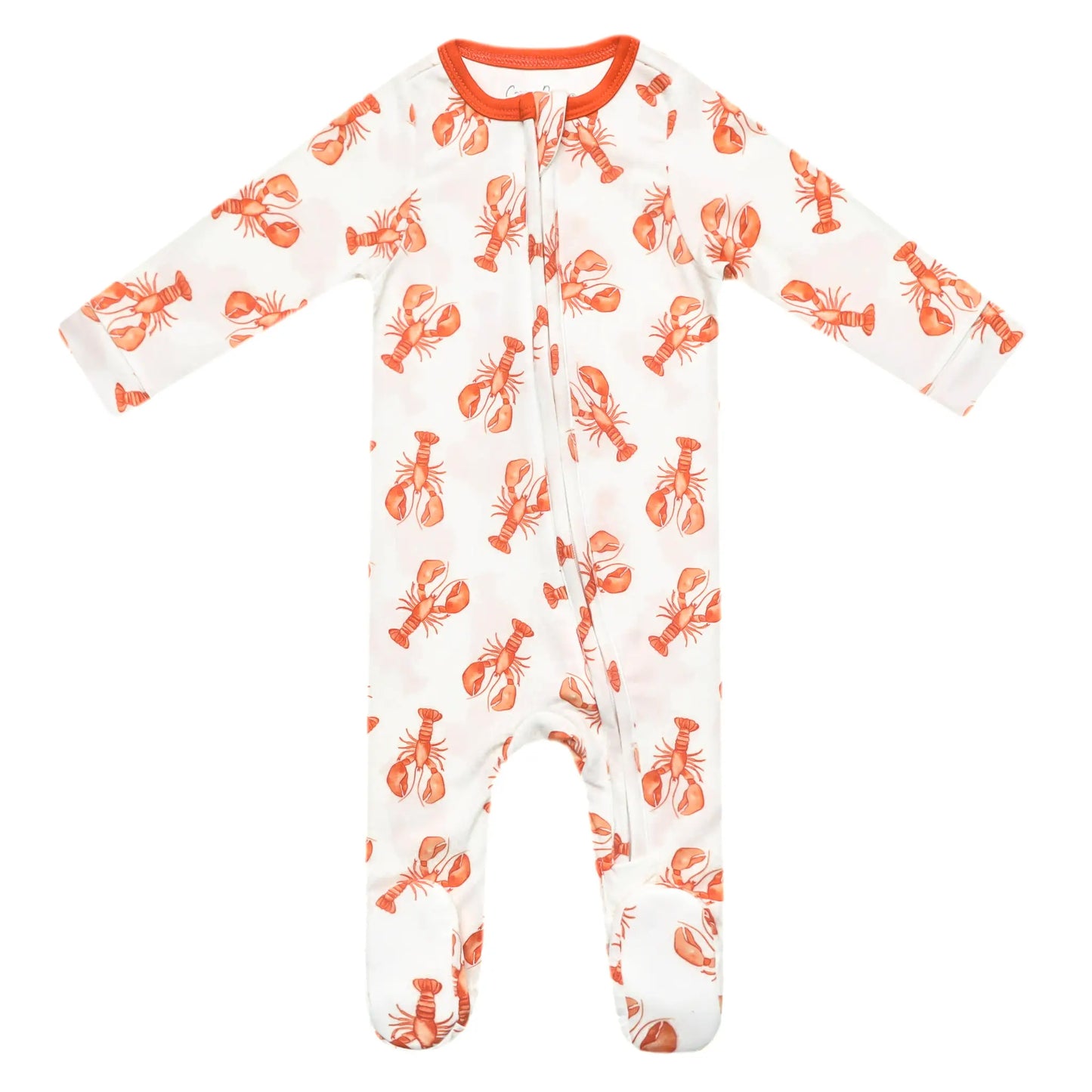 Maine Lobster Zip-Up Footie