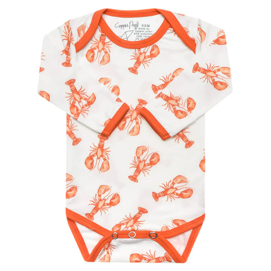 Maine Lobster Long Sleeve Onesie