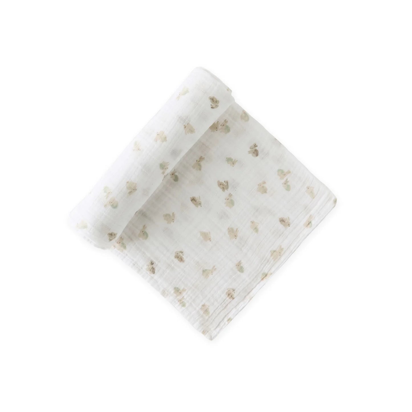 Organic Muslin Swaddle - Hoppy Bunny