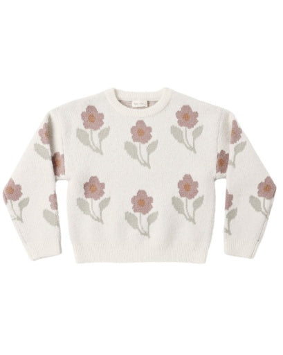 ASPEN SWEATER IVORY FLOWER