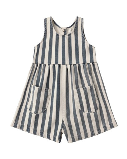 DANI ROMPER NAVY STRIPE