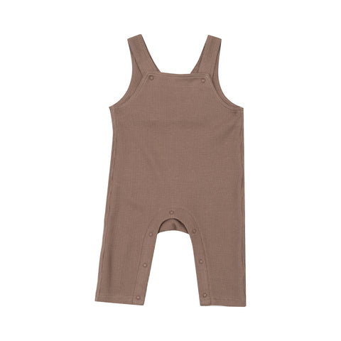 Waffle Sinopia Fresco Overalls - Brown