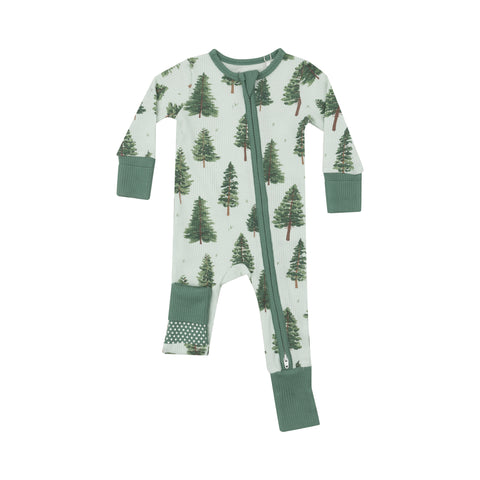 Forest Tree - 2 Way Zipper Romper