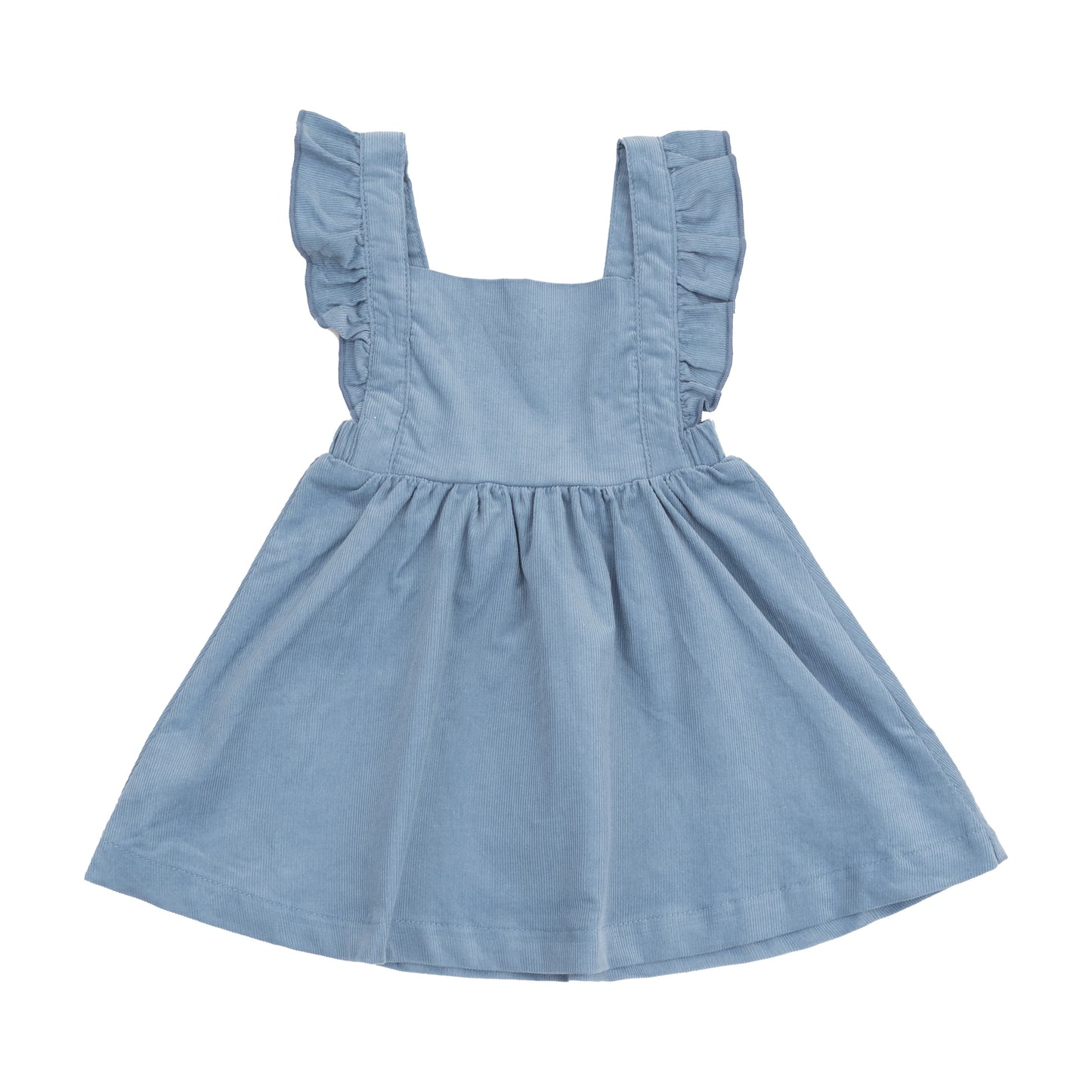 Cord Glacier Lake- Pinafore Dress