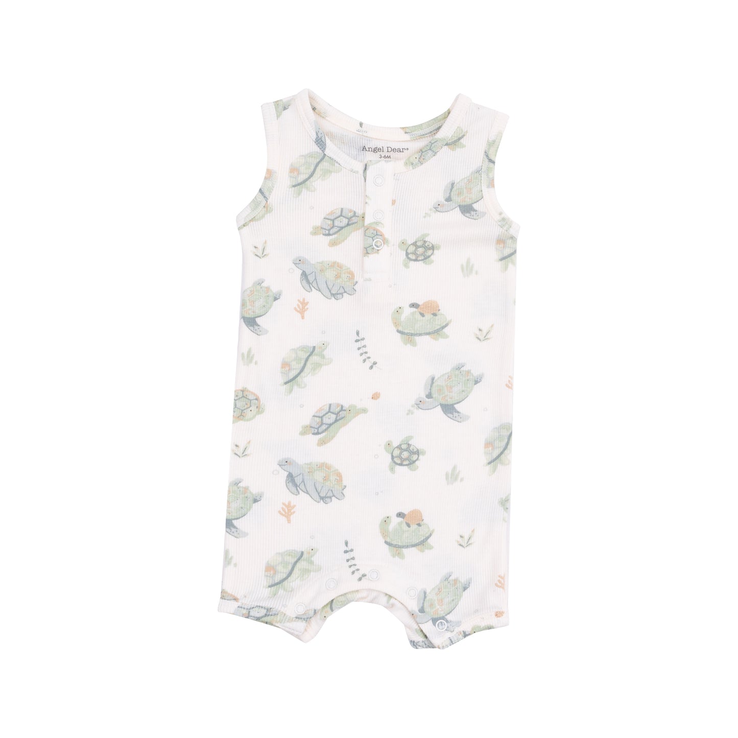 Sea Turtles Sleeveless Shortie Romper