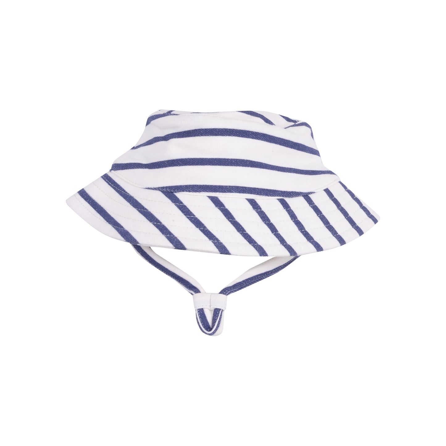 Navy Stripe French Terry Hat