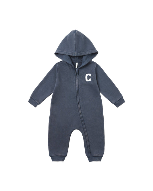 Hooded Jumpsuit - Navy