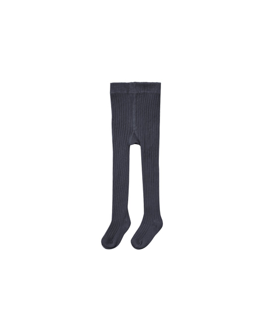 Ribbed Tights - Navy