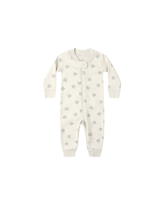 Long Sleeve Zipper Sleeper - Bears