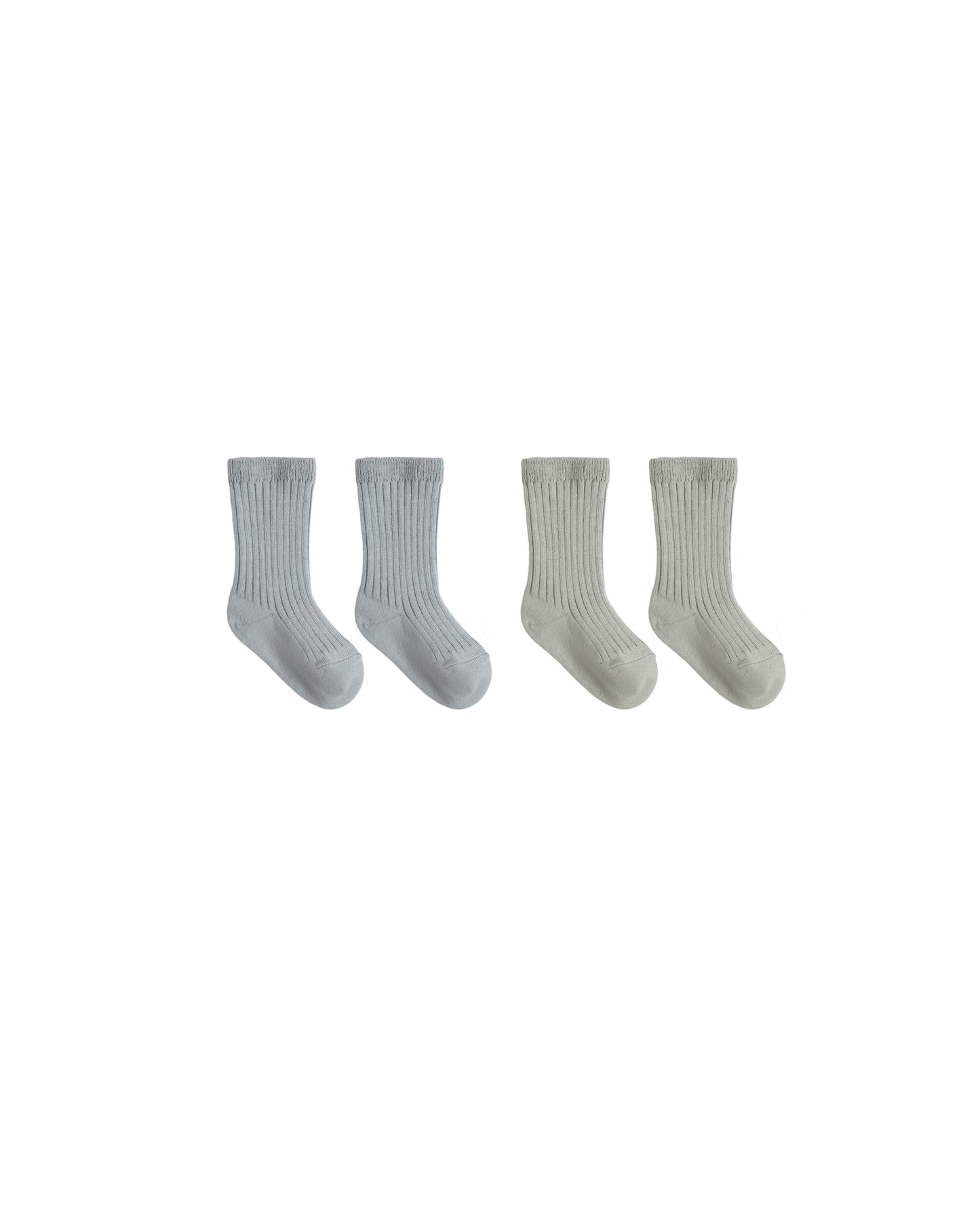 Sock Set - Fern, Steel Blue