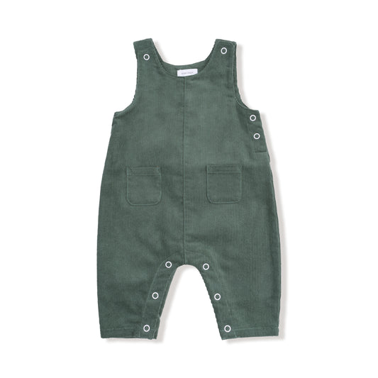 Corduroy Overalls - Dark Ivy