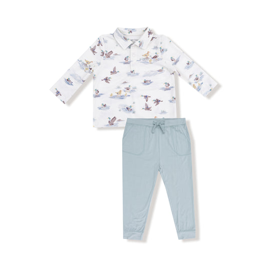 Migrating Mallards Polo Jogger Set