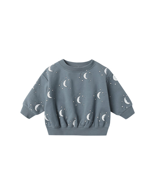 Relaxed Fleece Sweatshirt - Silver Moon