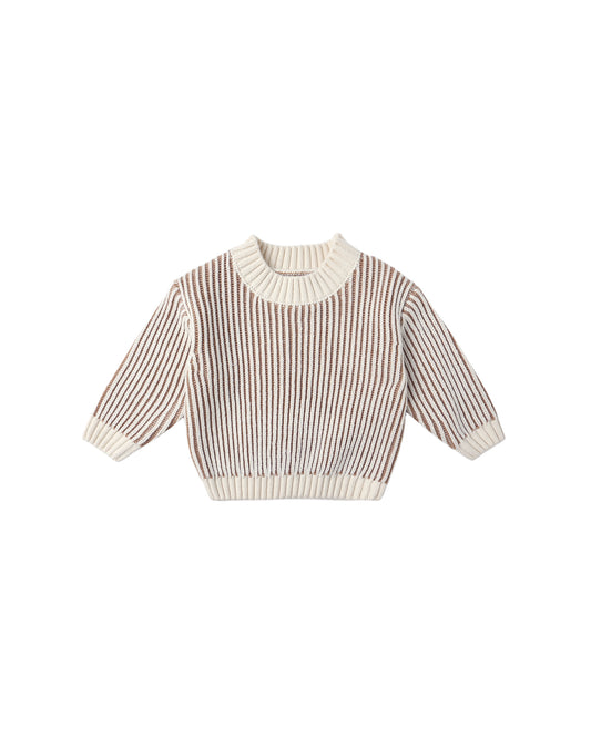 Relaxed Knit Sweater - Gold