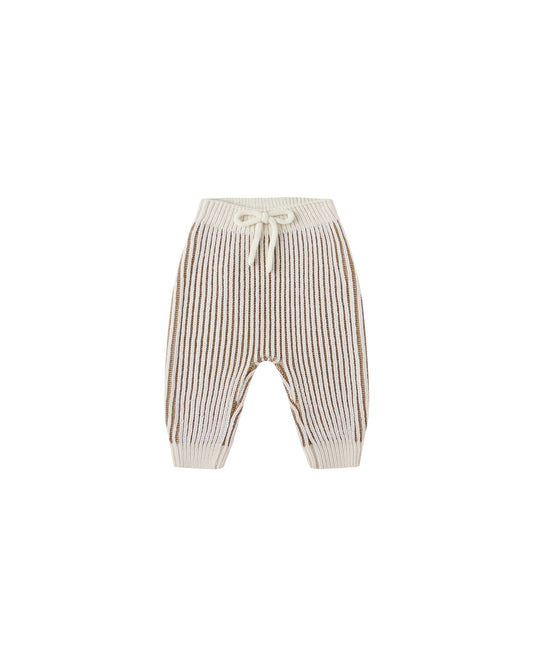 Chunky Knit Pant - Gold