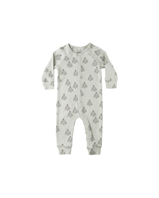 Organic Long John Pajamas - Trees