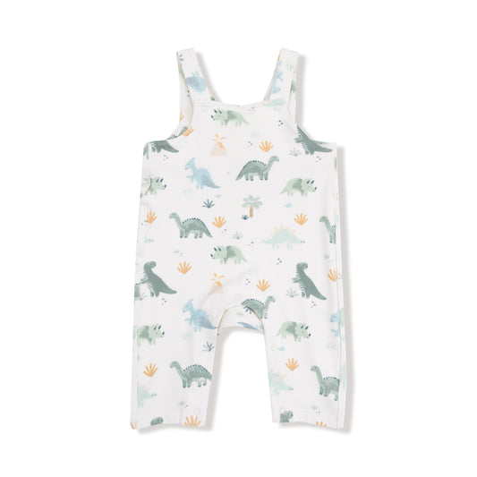 Soft Dino French Terry Overalls