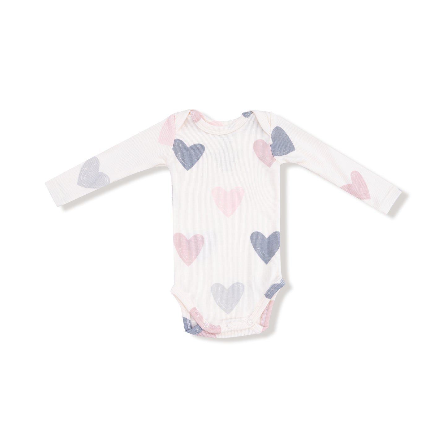 Hearts Modal - Lap Shoulder Bodysuit