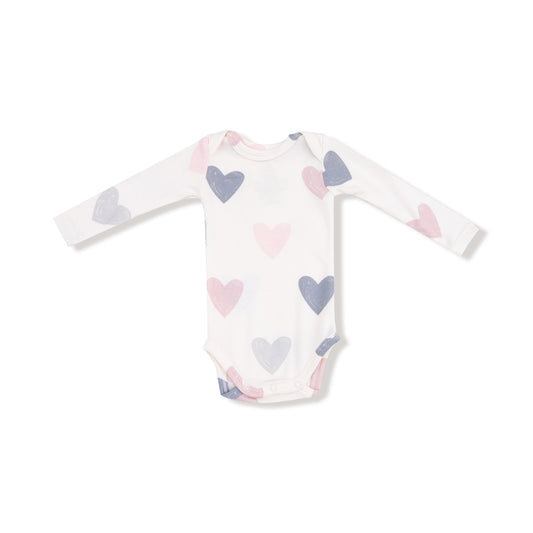Hearts Modal - Lap Shoulder Bodysuit