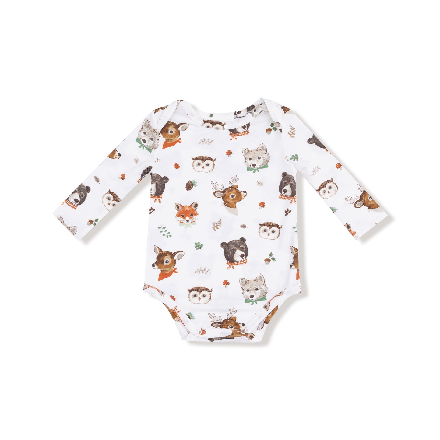 Woodland Animals - Lap Shoulder Bodysuit