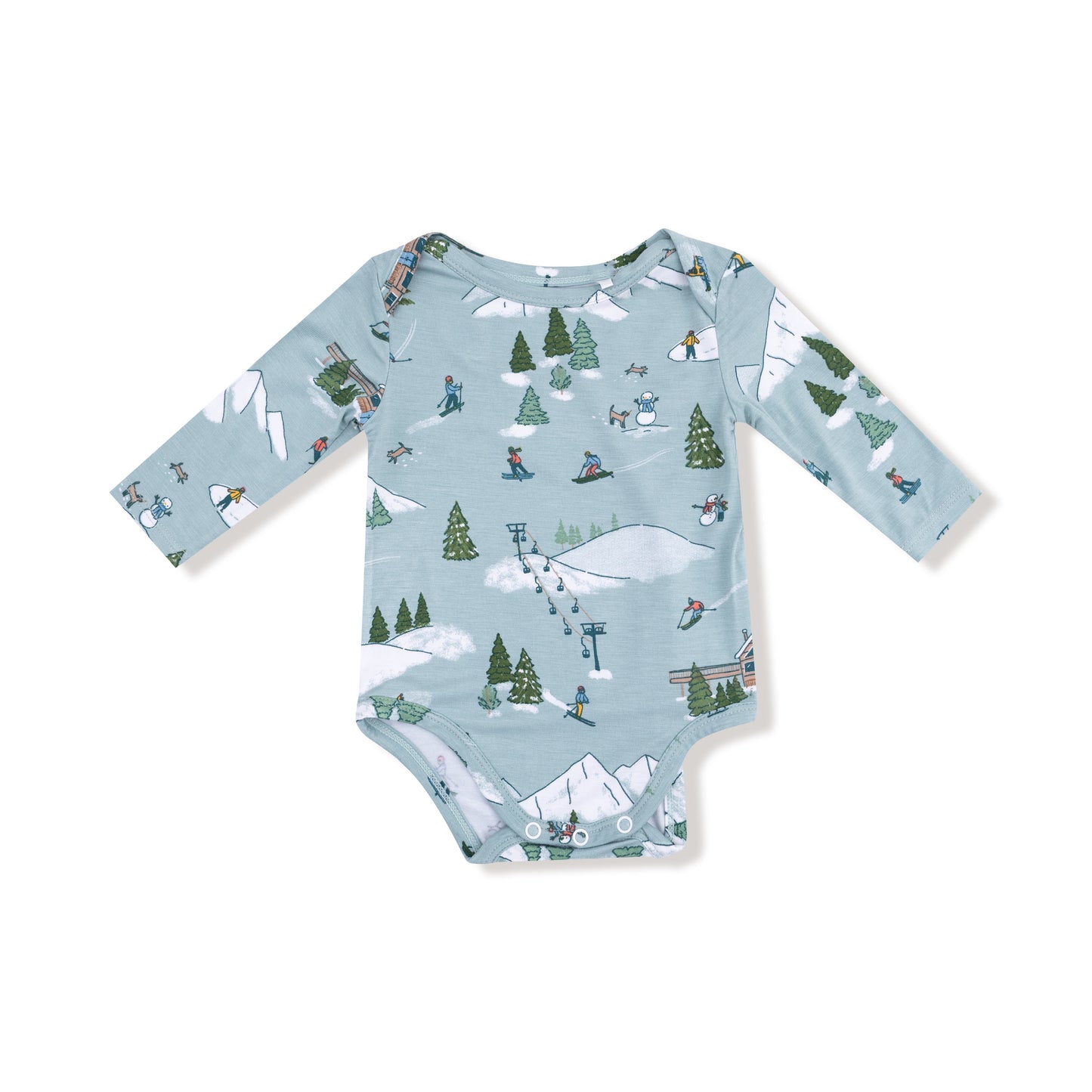 Winter Fun Skiers - Lap Shoulder Bodysuit (Copy)