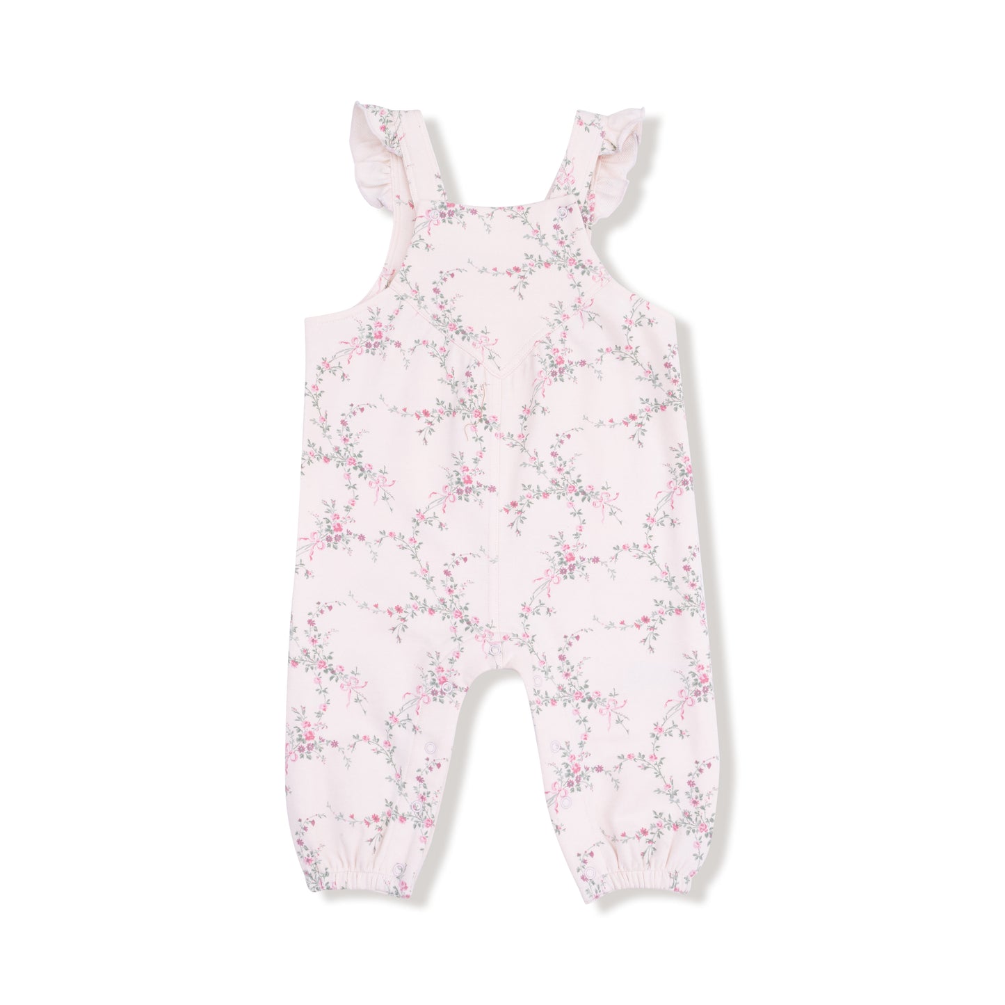 French Terry - Antoinette Floral Overalls