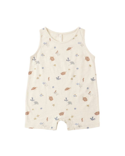 Sleeveless One-Piece Aquatic