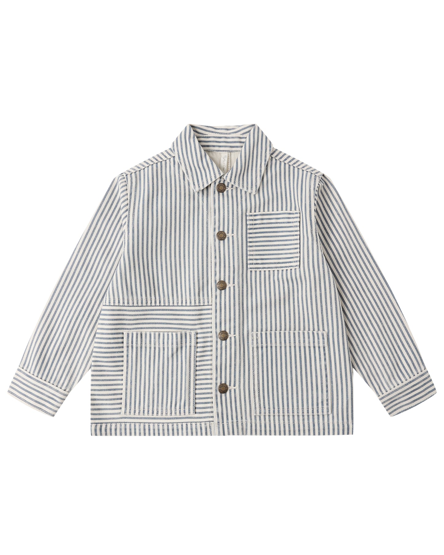 Denim Jacket Railroad Stripe