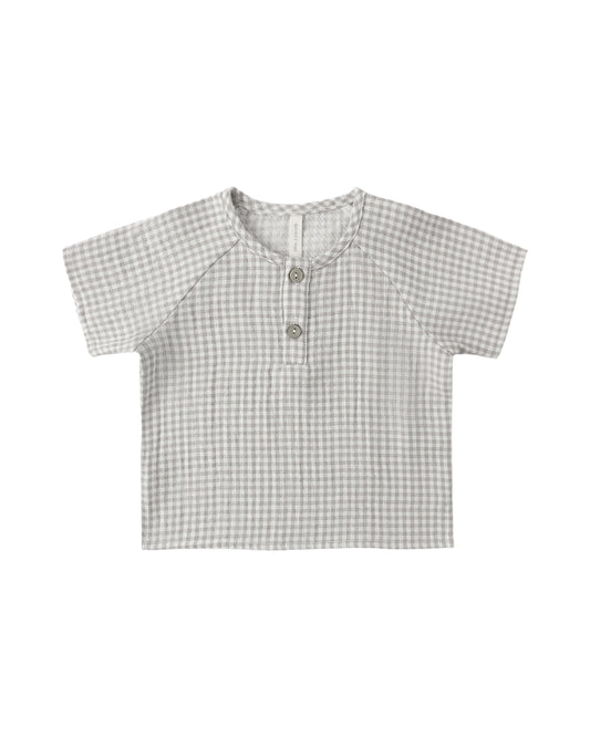Short Sleeve Zion Shirt Sage Gingham
