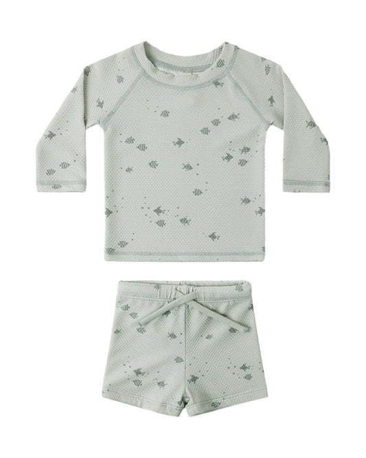 Finn Rashguard + Short Set Fish