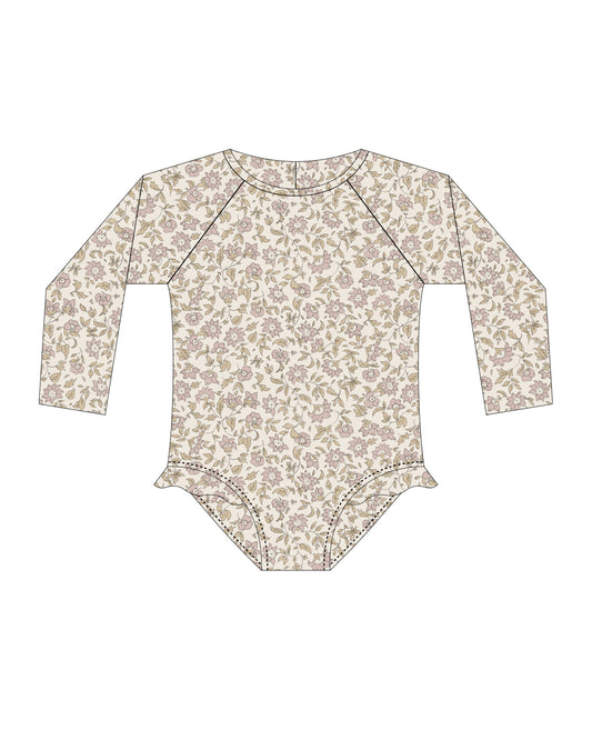 Olivia Rashguard One-Piece Dahlia