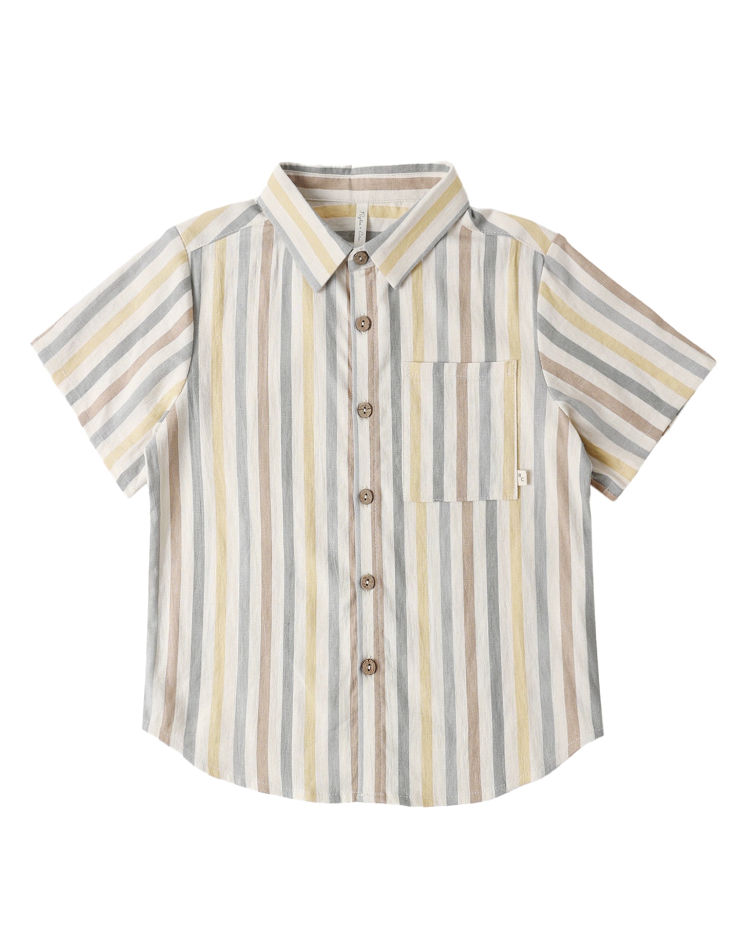 Collared Short Sleeve Valencia Stripe