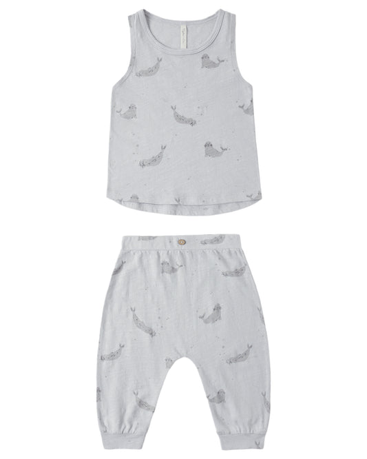 Tank Slouch Pant Set Seals